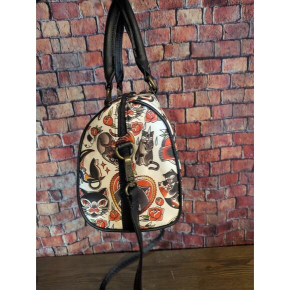 NWOT Loungefly Tattoo Cat Crossbody Purse - Picture 6 of 7